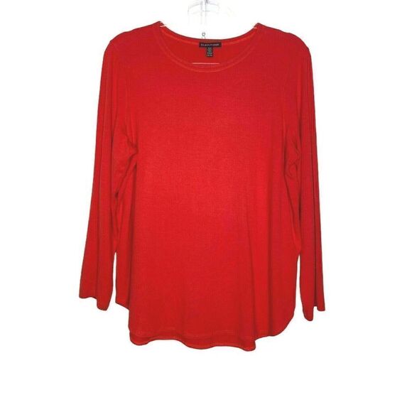 Eileen Fisher Tops - Eileen Fisher Long Sleeve Pullover Top Stretchy